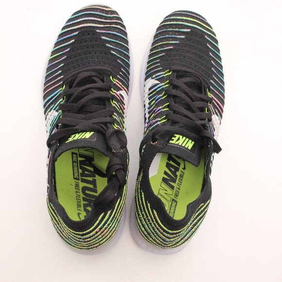 Nike Free RN Flyknit Running Sneakers Men\'s Size 9 Shoes Multicolor 831069-003 main image 5